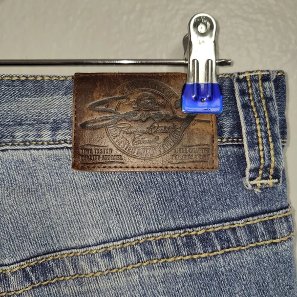 seven7  women's vintage straight jeans size W30X20L - Picture 8 of 14